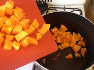 I didn't my Vitamix with me in NY, so I just smooshed mine up by hand.